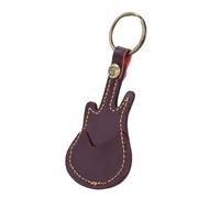 Scegli Chitarra Salva Staufhalter nel Derma Portatile per la Conservazione della Selezione - Nero/Marrone - Ideale per Musicisti e Chitarristi (BROWN)