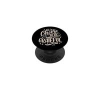 Scegli di essere grato Inspirational Gratitude Typography PopSockets PopGrip Adesivo