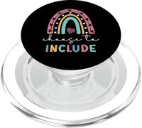 Scegli di includere | Insegnante di educazione speciale sull'autismo arcobaleno PopSockets PopGrip per MagSafe
