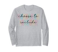 Scegli di includere la consapevolezza dell'autismo degli Insegnanti di Istruzione Speciale Maglia a Manica