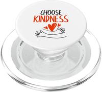 Scegli gentilezza Retro Cuore Positività Sii gentile Motivitivo PopSockets PopGrip per MagSafe