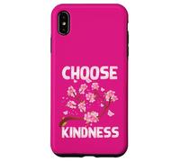 Scegli gentilezza Retro Farfalla Fiore Positività Sii gentile Custodia per iPhone XS Max