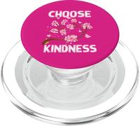 Scegli gentilezza Retro Farfalla Fiore Positività Sii gentile PopSockets PopGrip per MagSafe