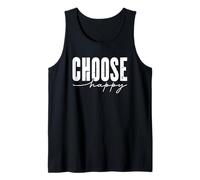 Scegli Happy Inspirational Message Canotta