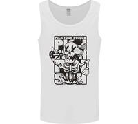 Scegli Il Tuo Veleno Beer Alcohol Skeleton Skull Uomo Vest Tank Top