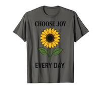 Scegli Joy Every Day Mindfulness Affermazione Maglietta