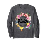 Scegli la fede sulla paura Inspirational Christian Bible Verse Maglia a Manica