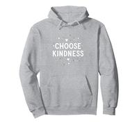 Scegli la gentilezza: Costellazione della Compassione Felpa con Cappuccio, Unisex per Adulti, Grigio Melange, S