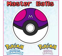 Scegli Quante Master Balls Amount Pokémon Brilliant Diamond Shining Pearl BDSP