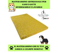 (SCEGLI TU IL TESSUTO)CUCCIA LETTO PER CANI E GATTI /CUSCINO MATERASSINO
