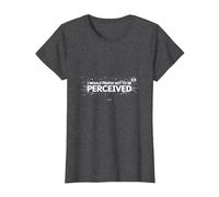Scelgo la violenza: Non Essere percepito Grafico Maglietta, Donna, Grigio Scuro, 3XL