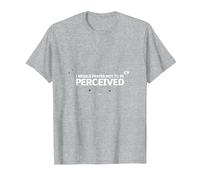Scelgo la violenza: Non Essere percepito Grafico Maglietta, Uomo, Grigio Melange, 5XL