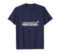 Scelgo la violenza: Non Essere percepito Grafico Maglietta, Uomo, Navy, 3XL