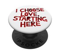 Scelgo l'Amore, Inizio da Qui - Design Motivazionale PopSockets PopGrip Adesivo