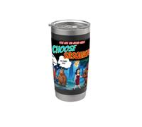 Scelgo Sasquatch Funny Novelty Man or Bear Bicchiere termico in acciaio inox doppia parete