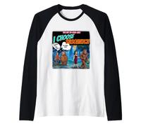 Scelgo Sasquatch Funny Novelty Man or Bear Maglia con Maniche Raglan