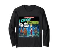 Scelgo Uno Zombie Funny Novelty Man or Bear Maglia a Manica