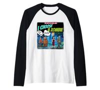 Scelgo Uno Zombie Funny Novelty Man or Bear Maglia con Maniche Raglan
