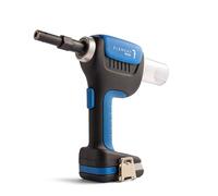 Scell-it - Cofanetto rivettatrice E-7, 2 batterie elemento 18 V Li-Ion - 2.0 Ah, caricatore e KIT7