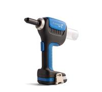 Scell-it - Cofanetto rivettatrice E-t per rivetti ciechi stelle 5,2-7,8 mm, 2 batterie 18 V Li-Ion - 2,0 Ah, caricatore e