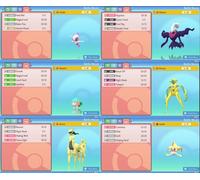 Scelta Bdsp Pacchetto Articolo Sfera Pokedex 6IV Pokemon Brillante Diamond Perla