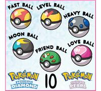 Scelta Bdsp Pacchetto Articolo Sfera Pokedex 6IV Pokemon Brillante Diamond Perla