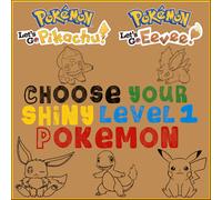Scelta Il Lucido Level 1 Pokemon 0AV 6IV Starters Let's Go Pikachu Eevee Lgpe