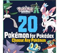 Scelta Qualsiasi 20 Pokemon Per Pokédex Pokémon Legends Z-A Pokedex Lucido Charm