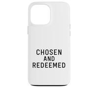 Scelto e redento. citazione di identità cristiana. Custodia per iPhone 13 Pro Max