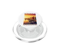 Scena al tramonto sull'isola di Creta Grecia Opera d'arte PopSockets PopGrip per MagSafe