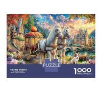 Scena carrozza sogno Sollievo Dallo Stress Per Viaggiatori Regalo - 1000 Pezzi Del Puzzle Halloween Carriage Pumpkins cartone Spesso Gioco Con Puzzle Per Viaggi, Un Eccellente Enigma Del Regalo Di