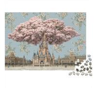 Scena castello sogni Puzzle 1000 Pezzi In Incastro Perfetto, Un Premium Jigsaw Puzzle Per Art-terapia, Ideale Per Serata Giochi in Scatola, Regalo Per La Pensione 38x26cm/1000pcs