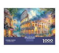 Scena del Colosseo 1000 Pezzi Gioco Di Puzzle A Rompicapo in Carta Superiore Per Momenti in Famiglia Acqua Arena Roma che Fa Anche Una Magnifica Decorazione E Un Regalo Apprezzato 52x38cm/1000pcs