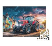 Scena del trattore rurale 1000 Stile della scena della fattoria rurale Pezzi Puzzle Cartone Extra Spesso Impossibile Ufficio Sviluppo Adolescenti Pausa Migliore Interno Gioco Famiglia 70x50cm/1000pcs