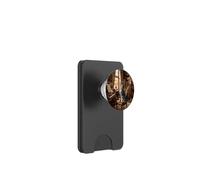Scena della biblioteca del pianoforte della stanza di studio del gatto vittoriano PopSockets PopWallet per MagSafe