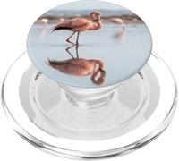 Scena della fauna selvatica dell'uccello di riflessione dell'acqua stazionaria PopSockets PopGrip per MagSafe