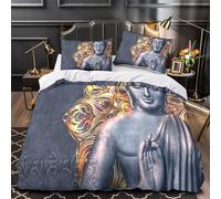 Scena della foresta dell'orso bruno copripiumino 3 Pezzi morbida stampa 3D con cerniera con federe per cuscini Natura selvaggia Set Di Copripiumino for adulti e bambini Super king（260x220cm）