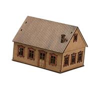 Scena di architettura dei corredi di costruzione del modello della casa 1/72 per il layout del micro paesaggio stile C, stile B