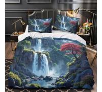 Scena di battaglia della nave da guerra Set Di Copripiumino Set di 3 Pezzi stampa 3D con federe per cuscini Stile artistico militare e navale copripiumino for ragazze e bambini King（220x240cm）