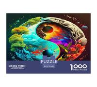 Scena di castello fantasy, puzzle da 1000 pezzi in robusto cartone, ideale per famiglie, genitori e figli, per il tempo libero a casa. Opera d'arte unica, 75x50 cm/1000 pezzi.