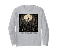 Scena di luna piena femminista della Congrega delle streghe "Girls Will Be Girls" Maglia a Manica