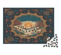 Scena di persone che danzano su una collina Puzzle Per Adulti || 52x38cm/1000pcs Puzzle Giochi Educativi,decorazioni Per La Casa