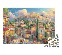 Scena di Strada della Vecchia Atene Puzzle 1000 Pezzi per Adulti Relax 52x38cm/1000pcs