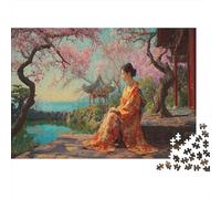 Scena di un tradizionale giardino giapponese Jigsaw Puzzle 70x50cm/1000pcs Adulti Puzzle Gioco Educativo Decorazioni Per La Casa