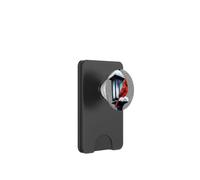 Scena invernale con cardinale uccello vacanza Natale PopSockets PopWallet per MagSafe