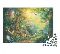 Scena magica della foresta Puzzle 1000 Pezzi Adulti In Incastro Perfetto, Un Busta Di Puzzle A Rompicapo Per Enigma Ultra Difficile, Ideale Per Serata Giochi in Scatola, Il Miglior Regalo