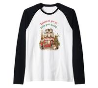 Scena Natalizia di Parigi Wherever You Go, Bring Your Sparkle Maglia con Maniche Raglan