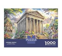 Scena tempio antico Busta Di Puzzle A Rompicapo 1000 Pezzi Parthenon Greece con Enigma Di Abilità Logica Per Giochi Di Festa, Il Miglior Regalo Per Gli Amanti Dei Puzzle 70x50cm/1000pcs