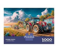 Scena trattore Puzzle 1000 Pezzi In Paesaggio retro cartone Resistente, Un Tangram Per Giochi Di Puzzle Per Lo Sviluppo Cognitivo, Ideale Per Attività Fuzzle Post-scuola, Il Puzzle Più Ven