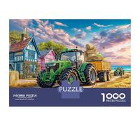 Scena trattore Puzzle 1000 Pezzi In Pittura rurale cartone Resistente, Un Tangram Per Giochi Di Puzzle Per Lo Sviluppo Cognitivo, Ideale Per Attività Fuzzle Post-scuola, Il Puzzle